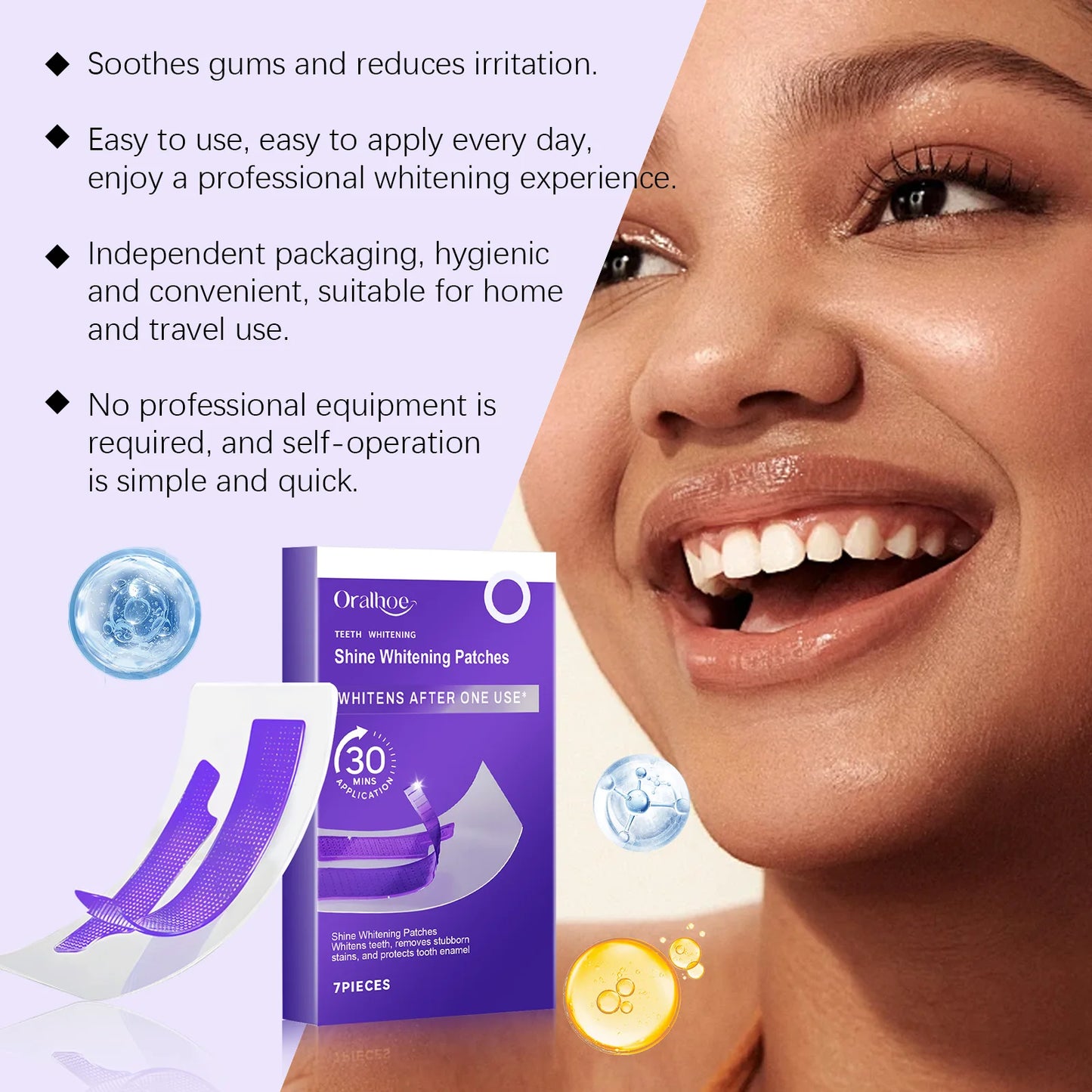 Ektche Tech™ Purple Whitening Strips