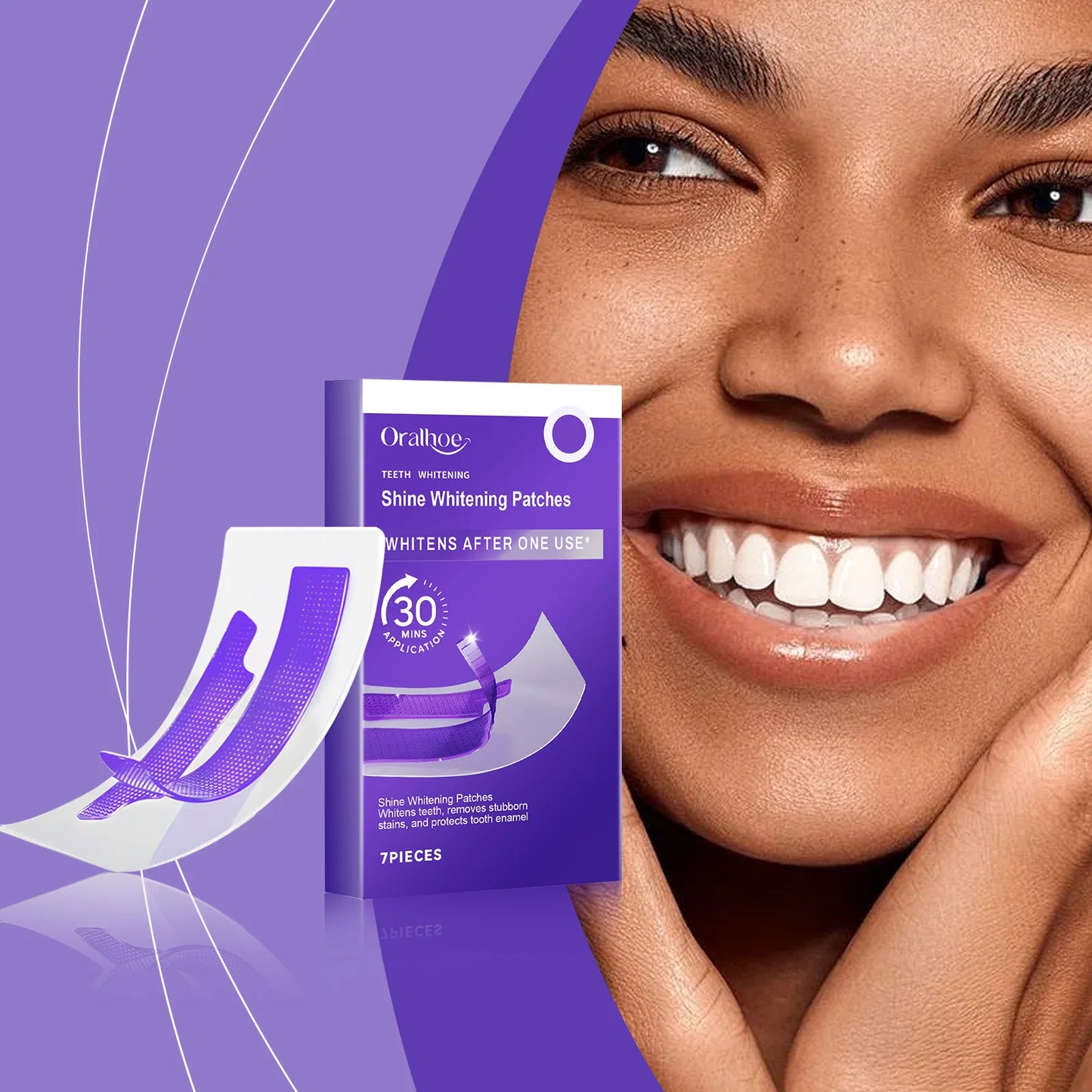Ektche Tech™ Purple Whitening Strips