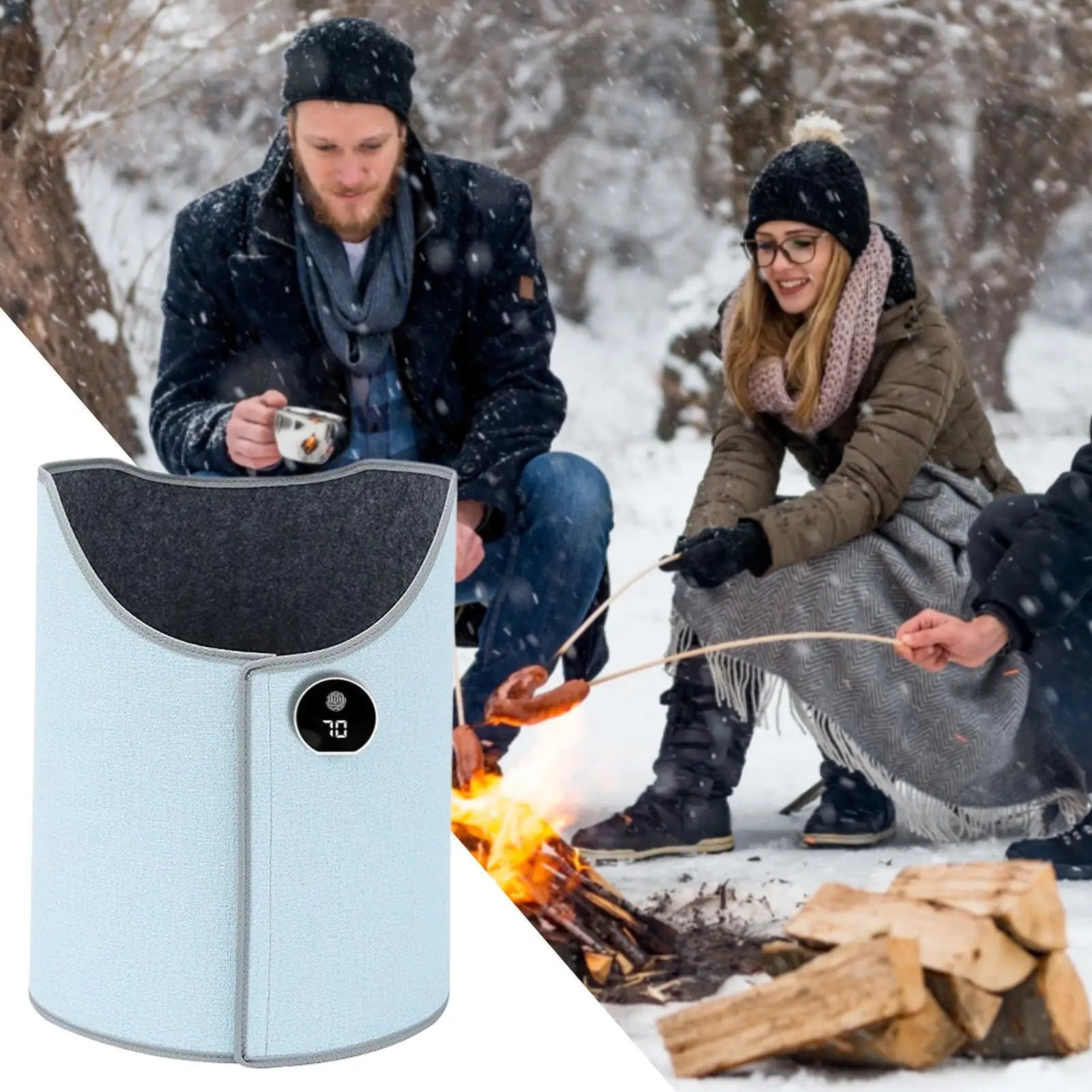 Under Desk Heater Leg Warmer Adjustable Temperature Quiet Electric Foot Warmer for Office Home Working Study Space Heating Pad