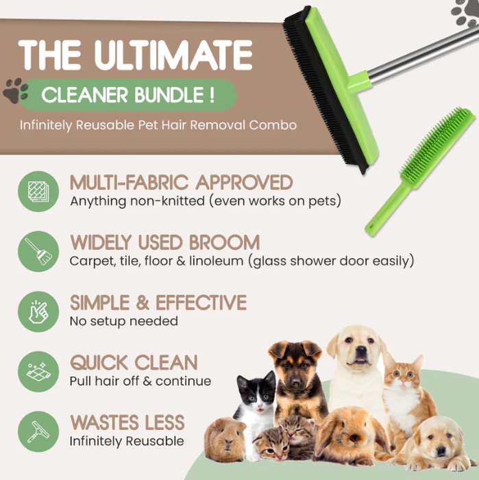 Ektche Tech™ Pet Hair Removal Broom